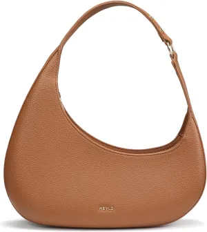 Keyli Shoulder Bag for Women Trendy Casual Leather Shoulder Purses lightweight Handbags Clutches with Zipper closure