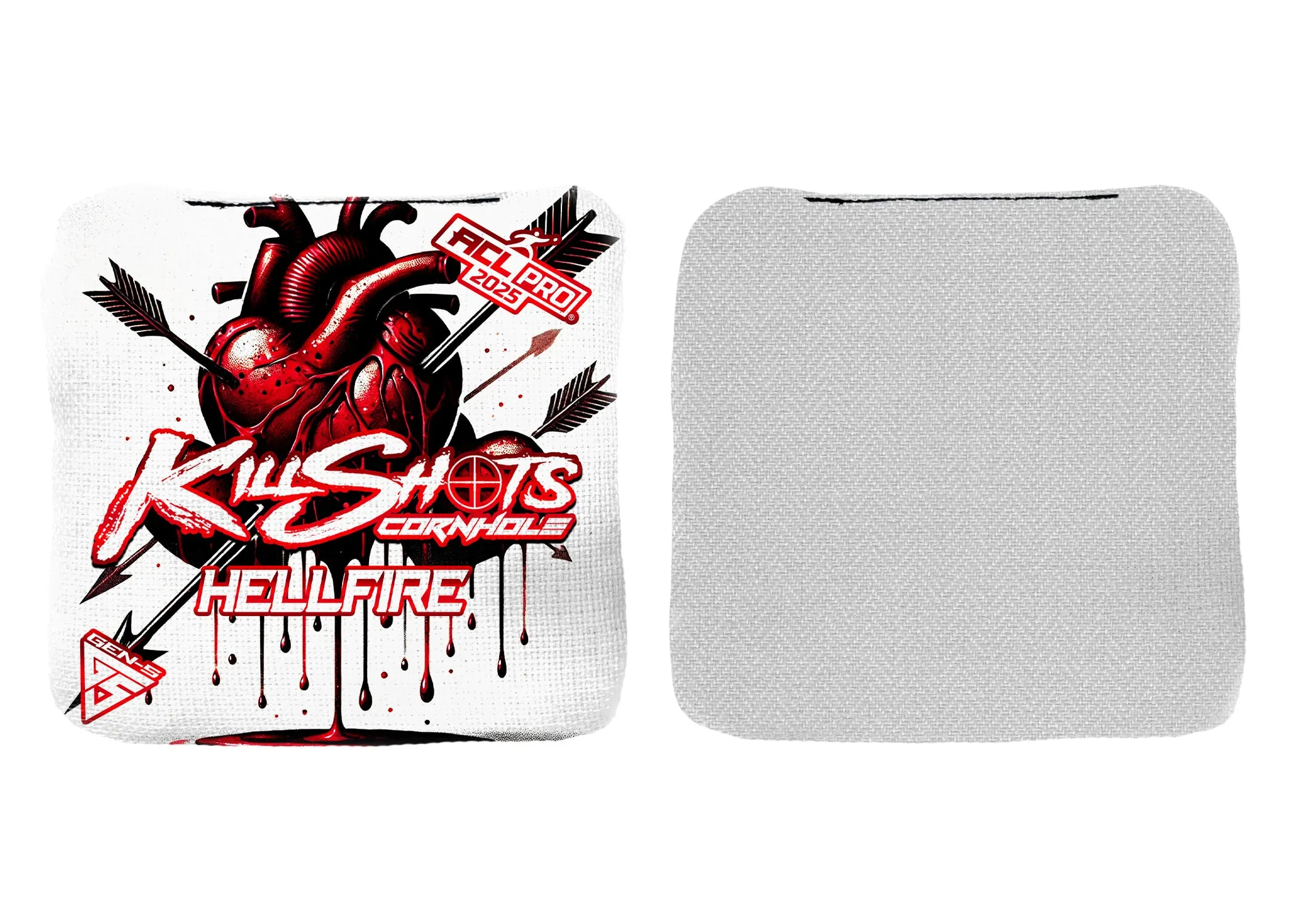 Killshots Cornhole | Hellfire Series | Limited Edition | 2025 ACL Pro Cornhole Bags