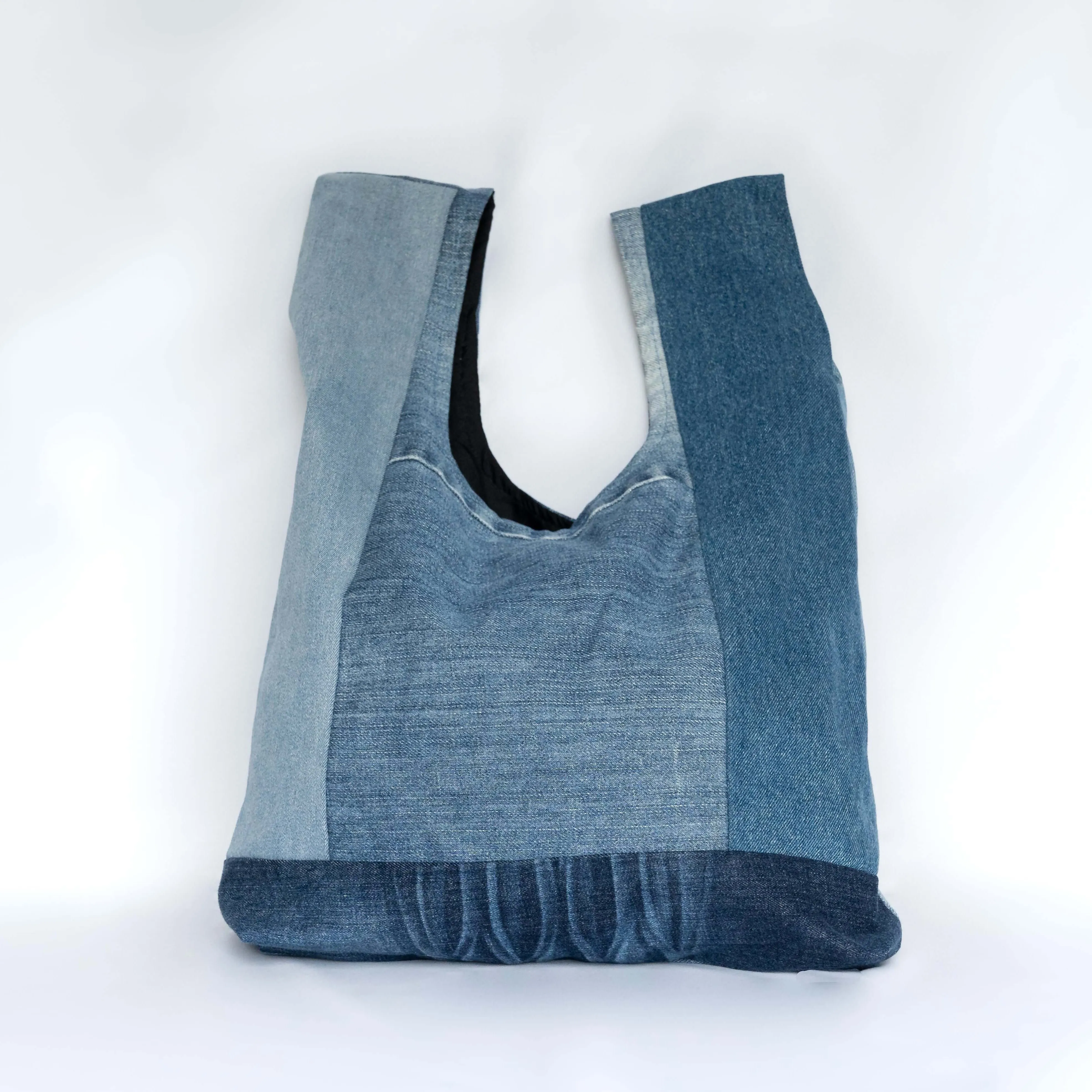 Kloth : Upcycled Denim Knot Bag