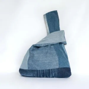 Kloth : Upcycled Denim Knot Bag