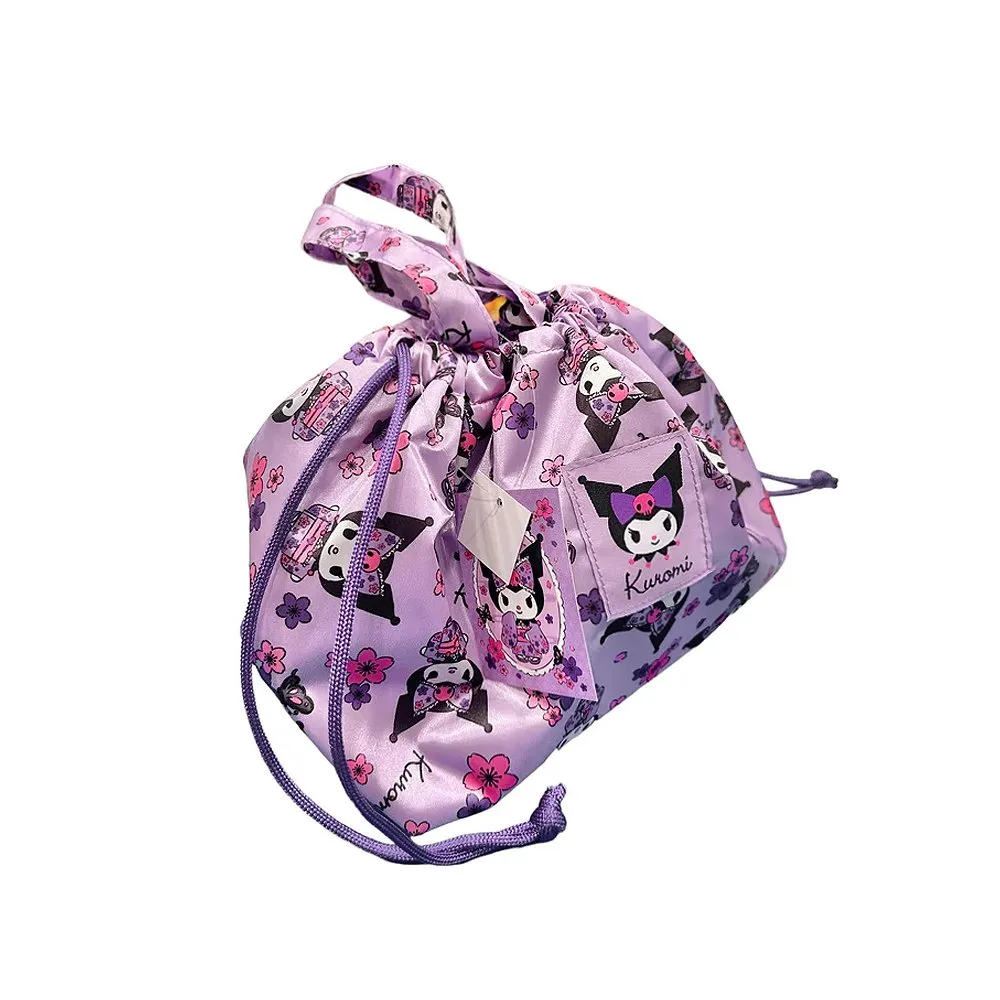 Kuromi Kimono Drawstring Tote Bag