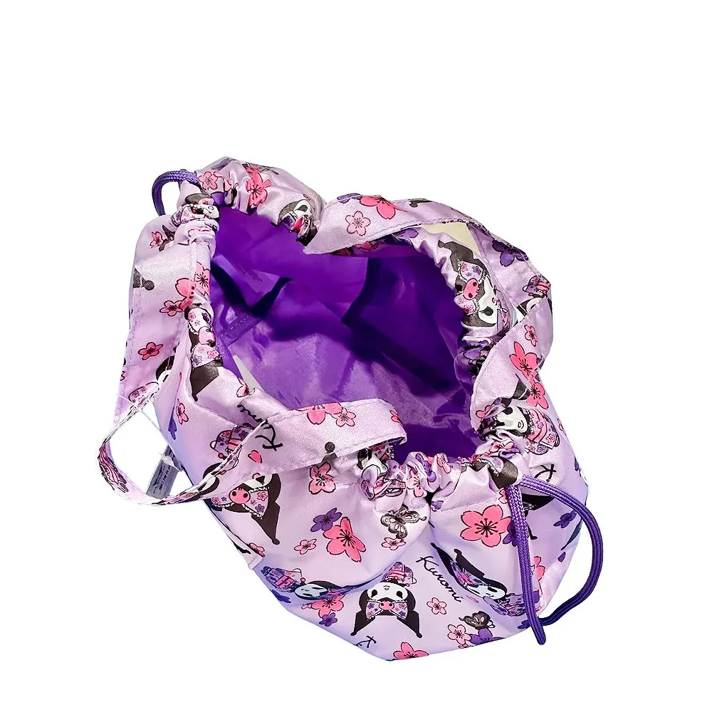 Kuromi Kimono Drawstring Tote Bag