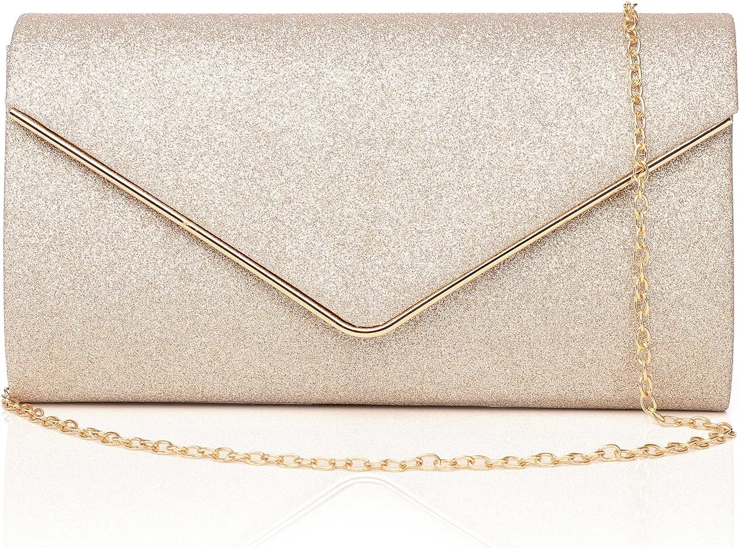 Labair Shining Envelope Clutch Purses for Women Evening Purses and Clutches For Wedding Party.
