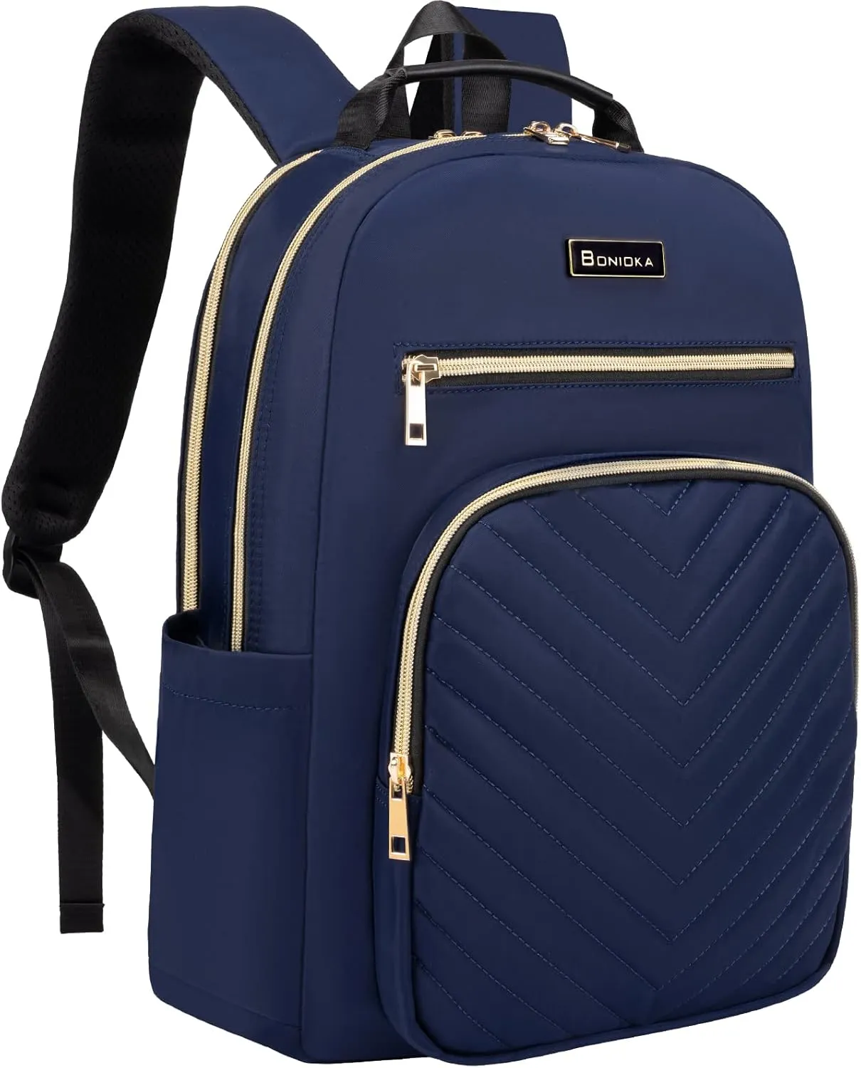 Laptop Backpack for Women, Laptop Bag Travel Backpacks for Work Travel 15.6 Inch with USB Charing Port Luggage Strap Blue