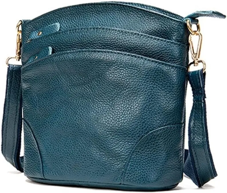 Large Capacity Hobo Handbag Leather Travel Messenger Satchel Crossbody for Women