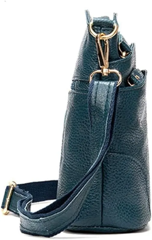 Large Capacity Hobo Handbag Leather Travel Messenger Satchel Crossbody for Women