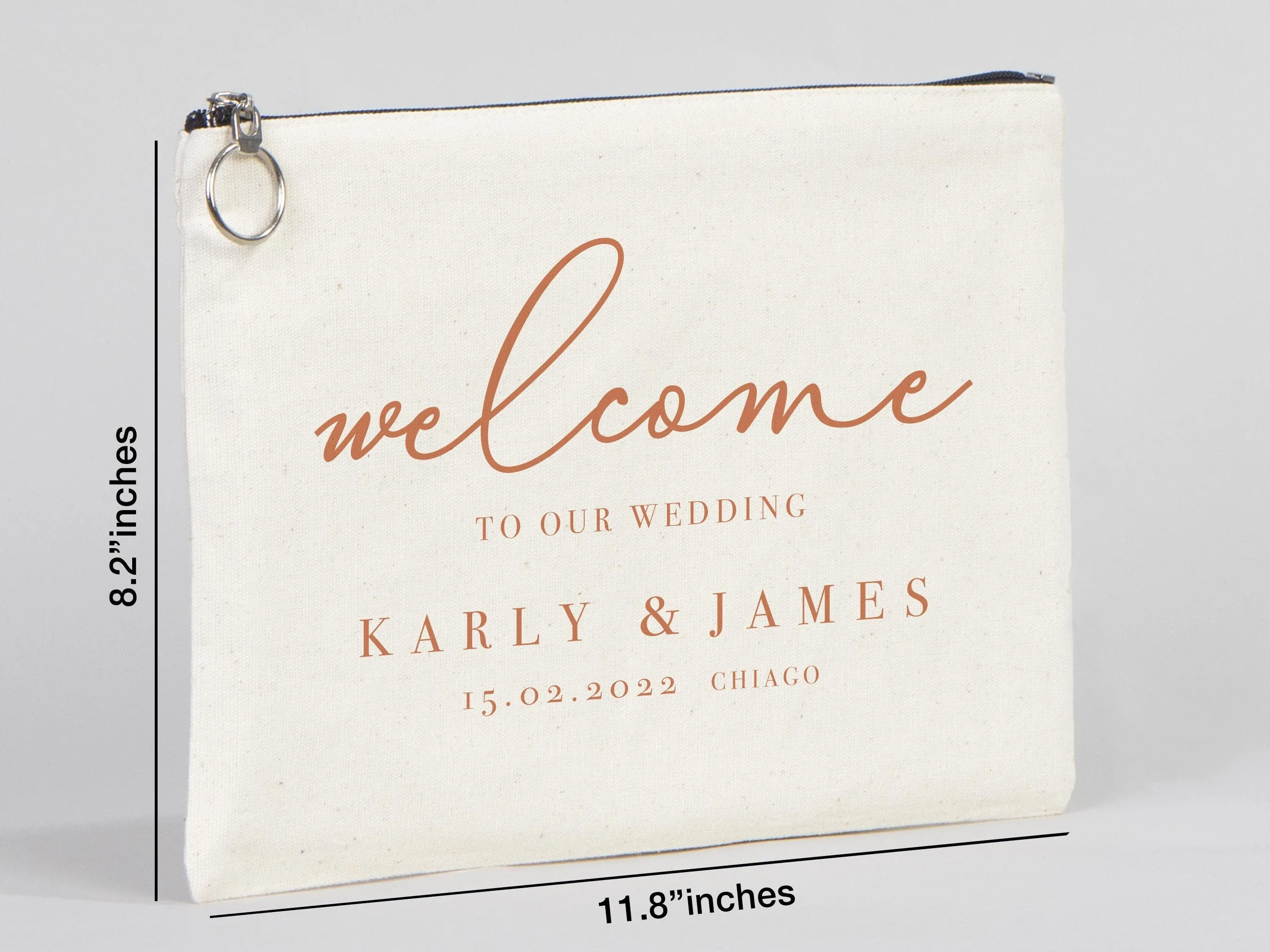 Large Clutch Bag For Wedding Gift - 8"W x 12"H (20 cm x 30 cm) Custom Cotton Big Clutch Bag - Wedding cotton clutch gift - Clutch Wedding Clutch Bag