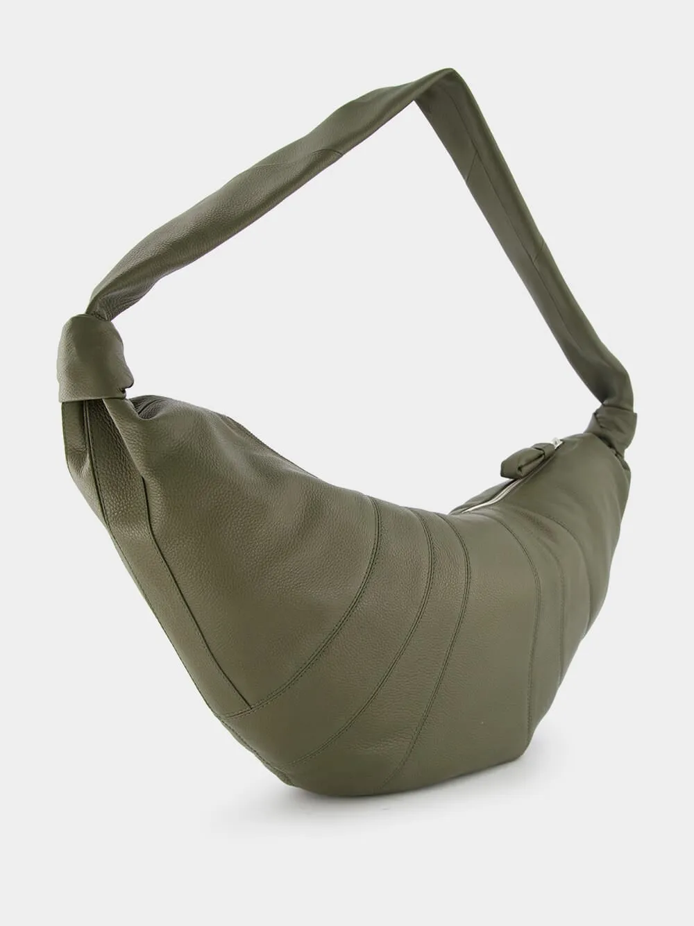 Large Croissant Leather Bag