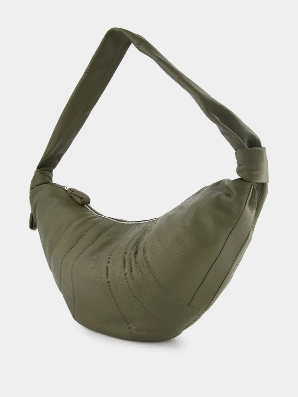 Large Croissant Leather Bag