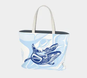 Large Tote Bag - Haida Humpback whales