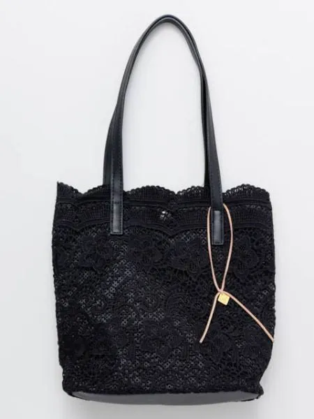 LE PUY Lace Inspired Tote Bag