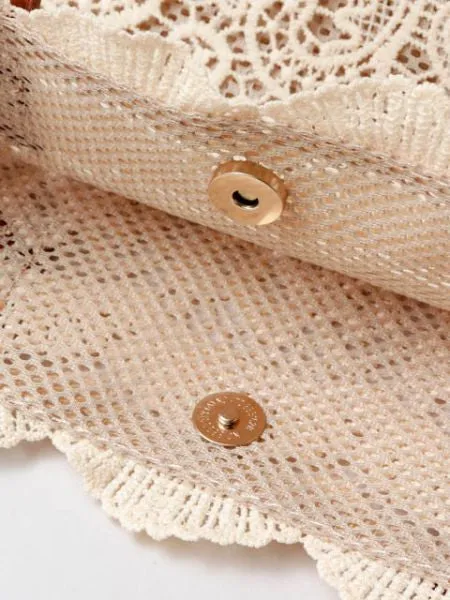 LE PUY Lace Inspired Tote Bag