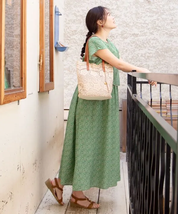 LE PUY Lace Inspired Tote Bag