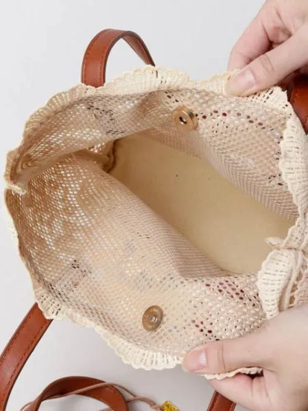 LE PUY Lace Inspired Tote Bag