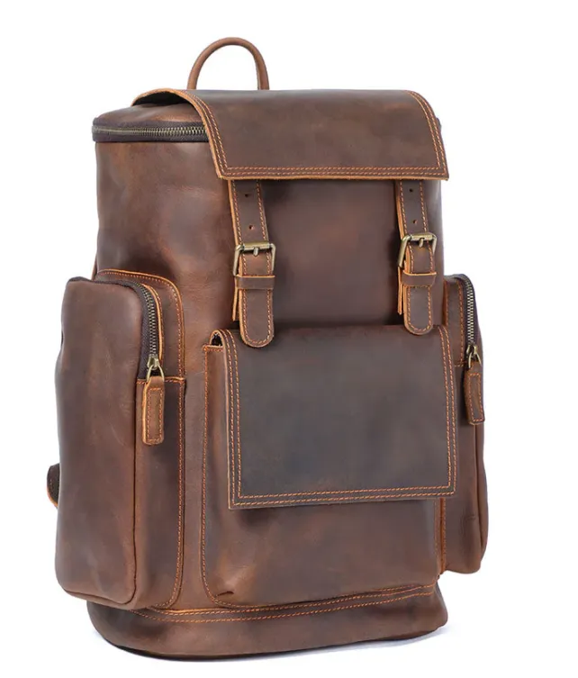 Leather Laptop Backpack | Lascaux