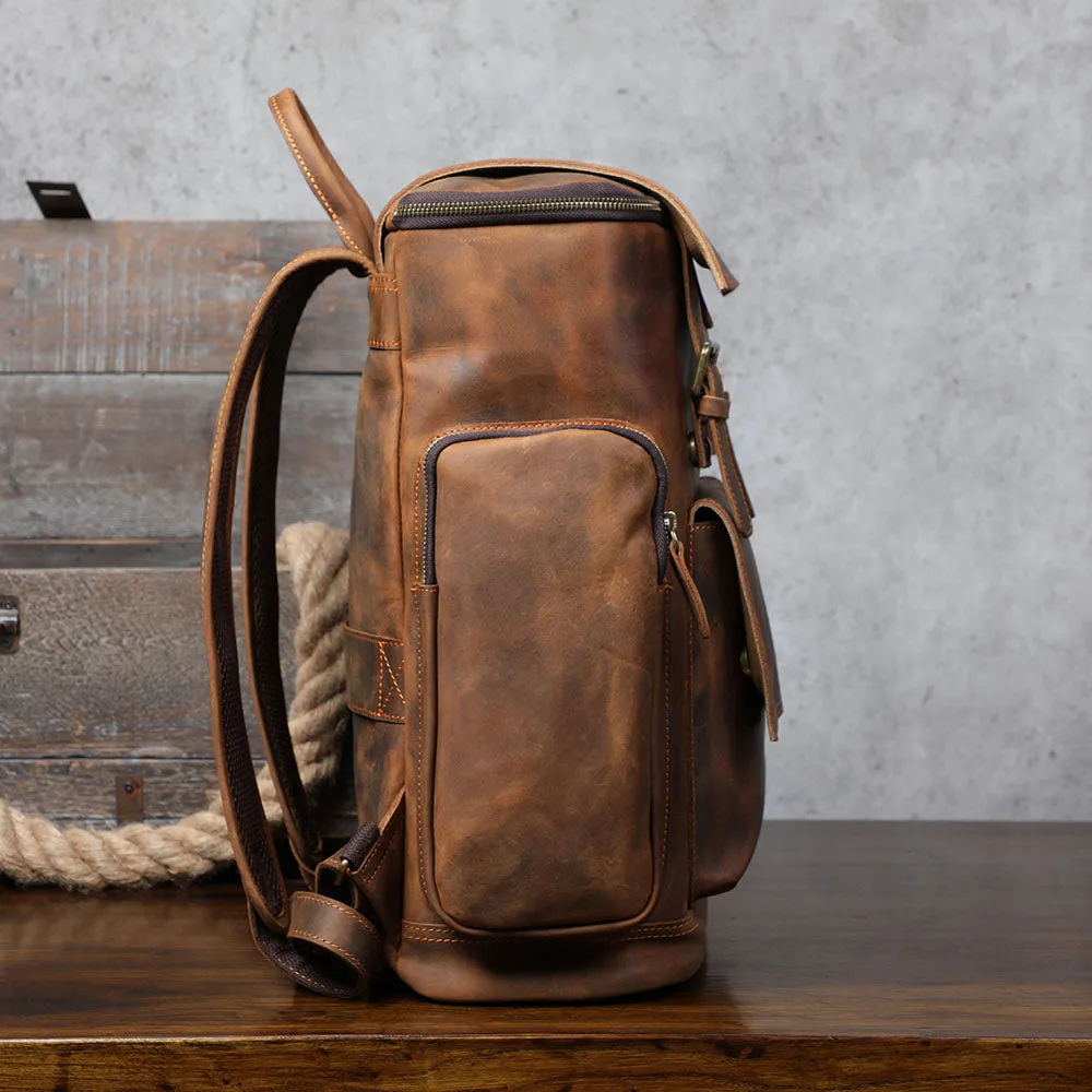 Leather Laptop Backpack | Lascaux