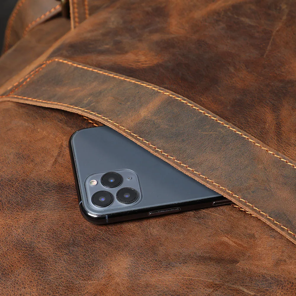 Leather Laptop Backpack | Lascaux