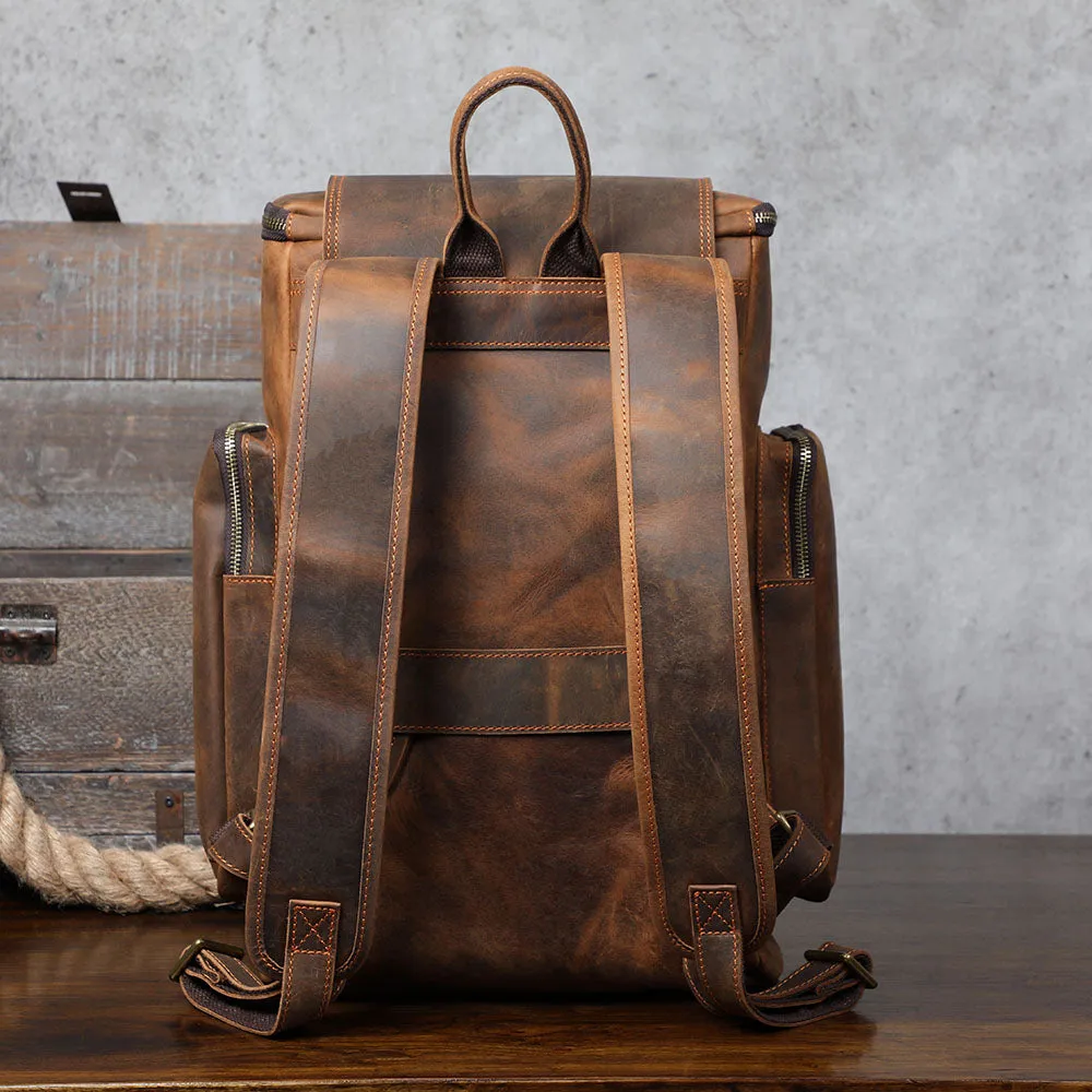 Leather Laptop Backpack | Lascaux
