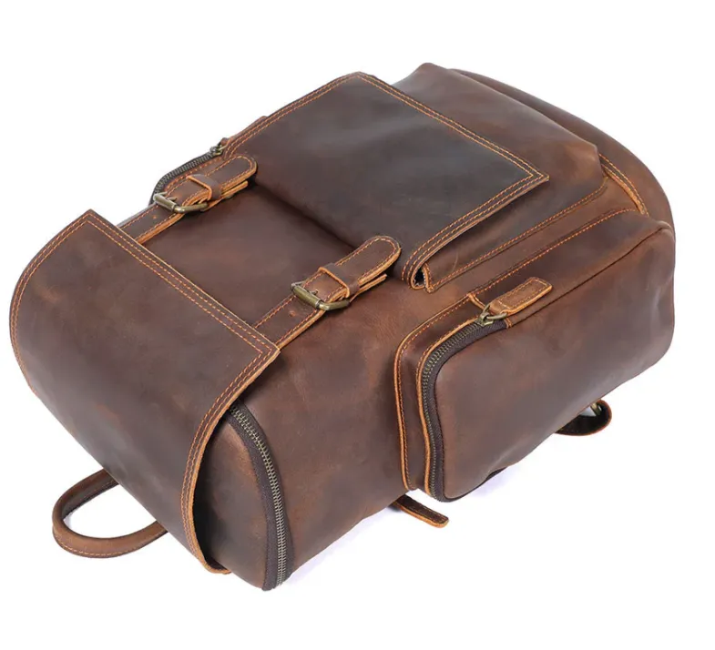 Leather Laptop Backpack | Lascaux