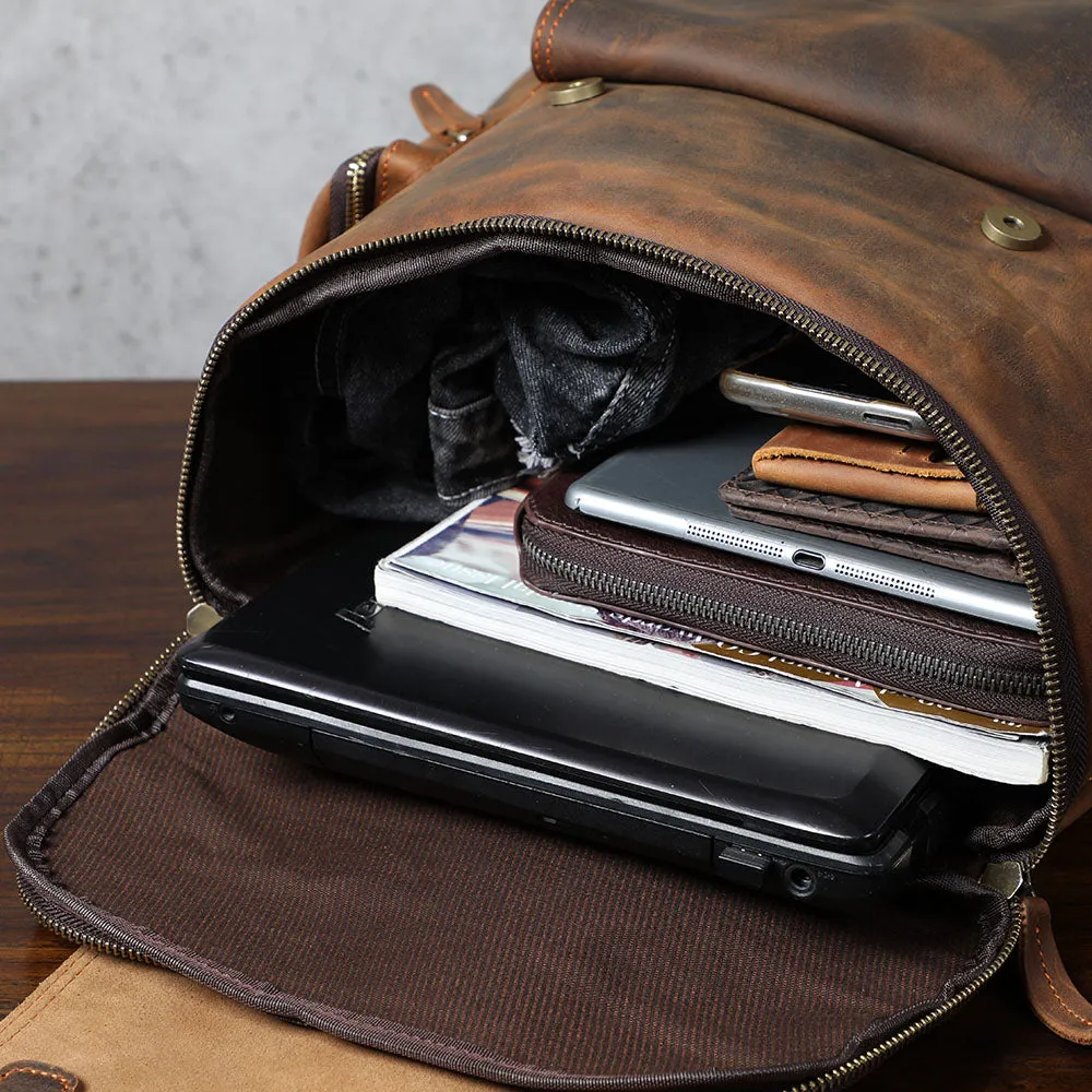 Leather Laptop Backpack | Lascaux