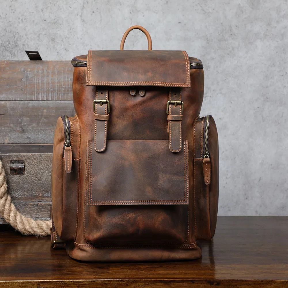 Leather Laptop Backpack | Lascaux