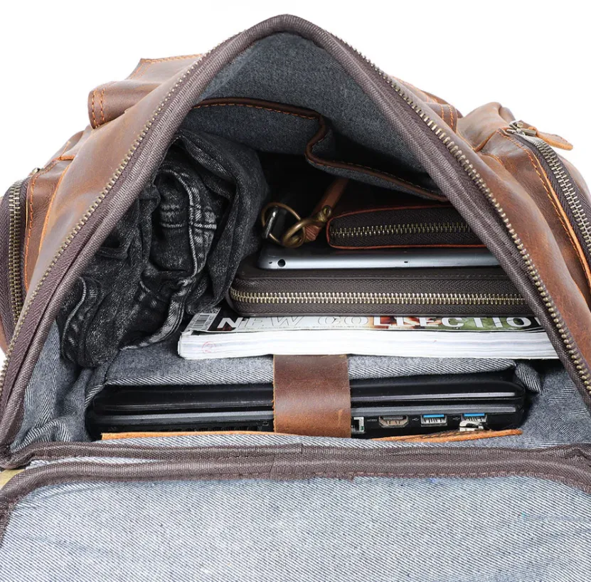 Leather Laptop Backpack | Lascaux