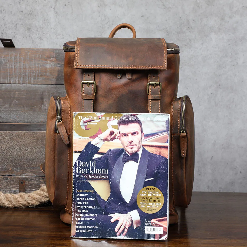 Leather Laptop Backpack | Lascaux