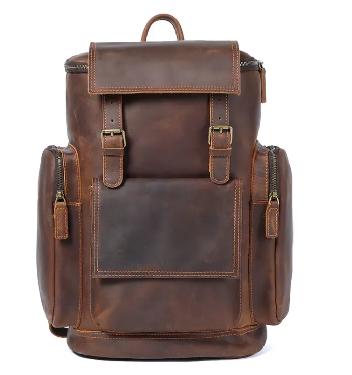 Leather Laptop Backpack | Lascaux