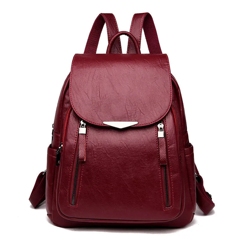 Leather New Women Backpack