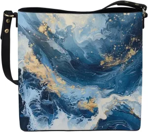 Leather Shoulder Bag Extra Large Bucket Handbags for Women Travel Party with Pockets Tote Purse Bags