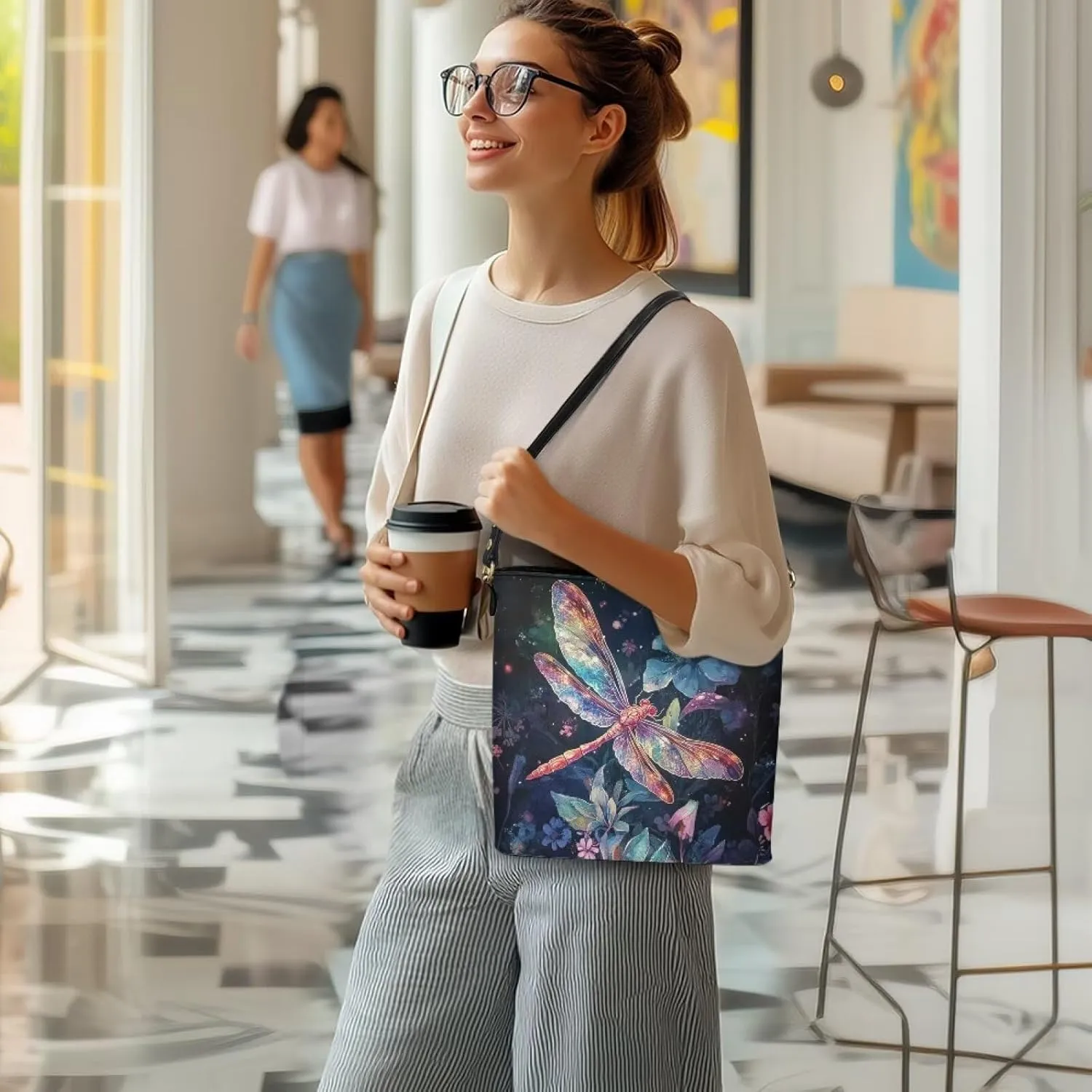 Leather Shoulder Bag Extra Large Bucket Handbags for Women Travel Party with Pockets Tote Purse Bags