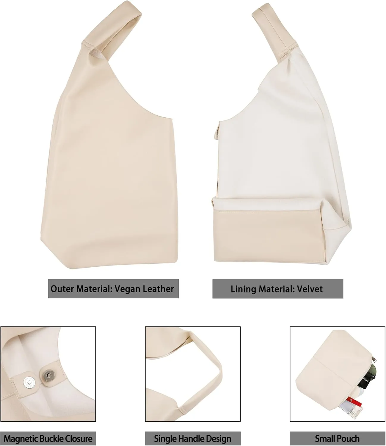 Leather Tote Bag, Oversized Hobo Bags, Large Tote Bag for Women Work, Vegan Leather Handbags Travel