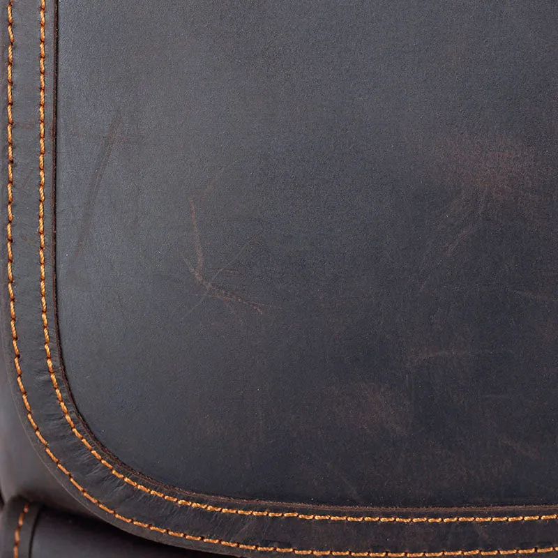 Leather Work Backpack  | Pacific Ocean