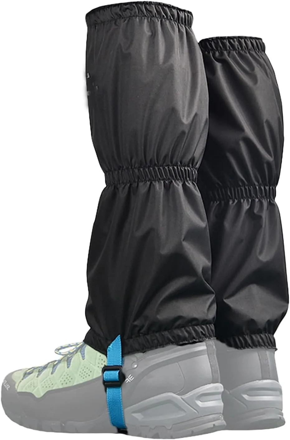 Leg Gaiters,Adjustable Lightweight Shoes Gaiters,Breathable Snake Gaiters Boots,Nylon Material Perfect for Snow Trail Running Hiking Walking Mountain Climbing