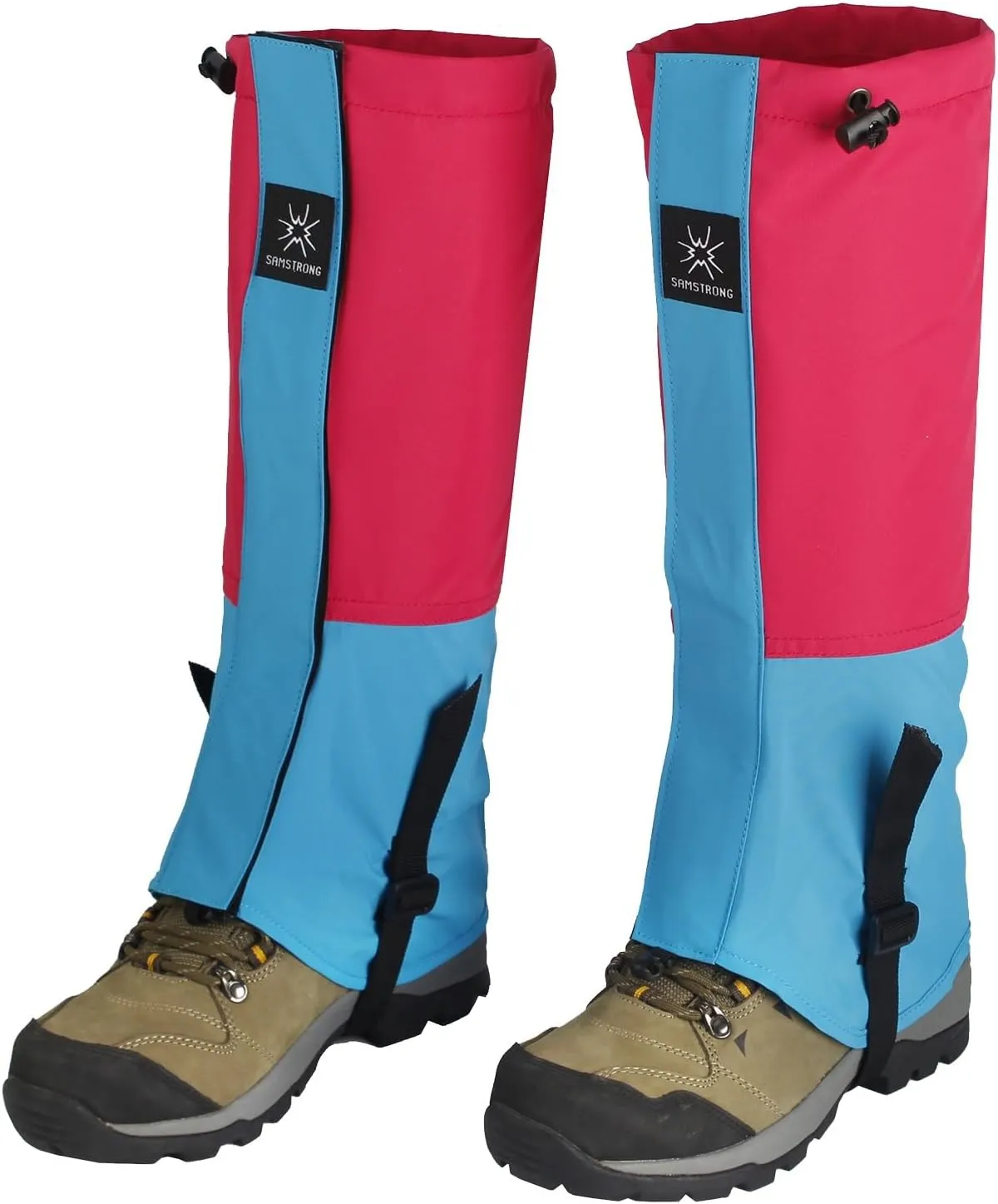 Leg Gaiters,Breathable Snake Gaiters Boots,Adjustable Lightweight Shoes Gaiters,Perfect for Snow Trail Running Hiking Walking Skiing Mountain Climbing