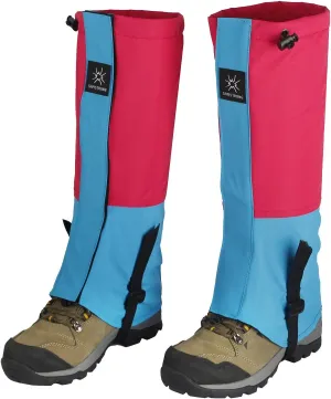 Leg Gaiters,Breathable Snake Gaiters Boots,Adjustable Lightweight Shoes Gaiters,Perfect for Snow Trail Running Hiking Walking Skiing Mountain Climbing