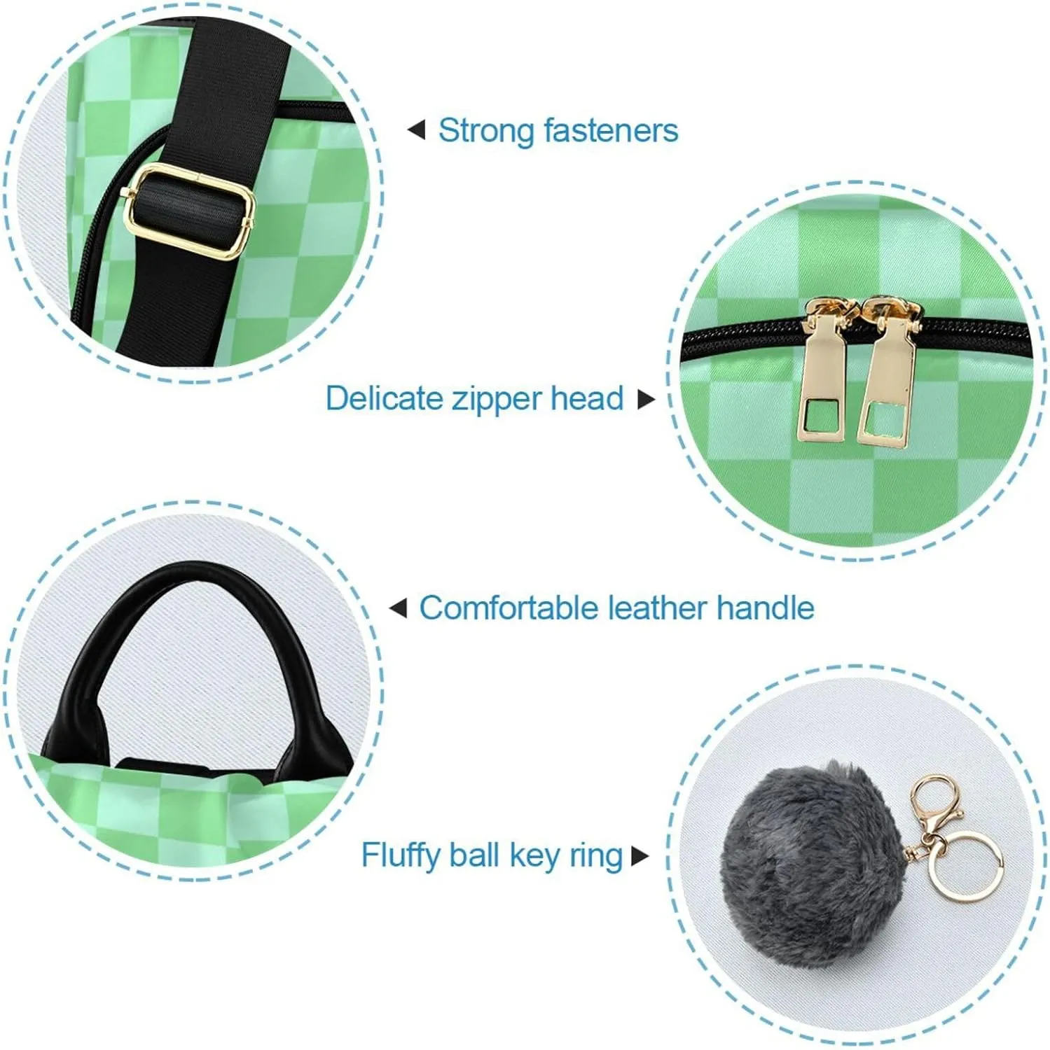Lightweight Women Backpack Purse Shoulder Bag Casual Daypack Anti-theft Zipper With Pockets Pattern 3
