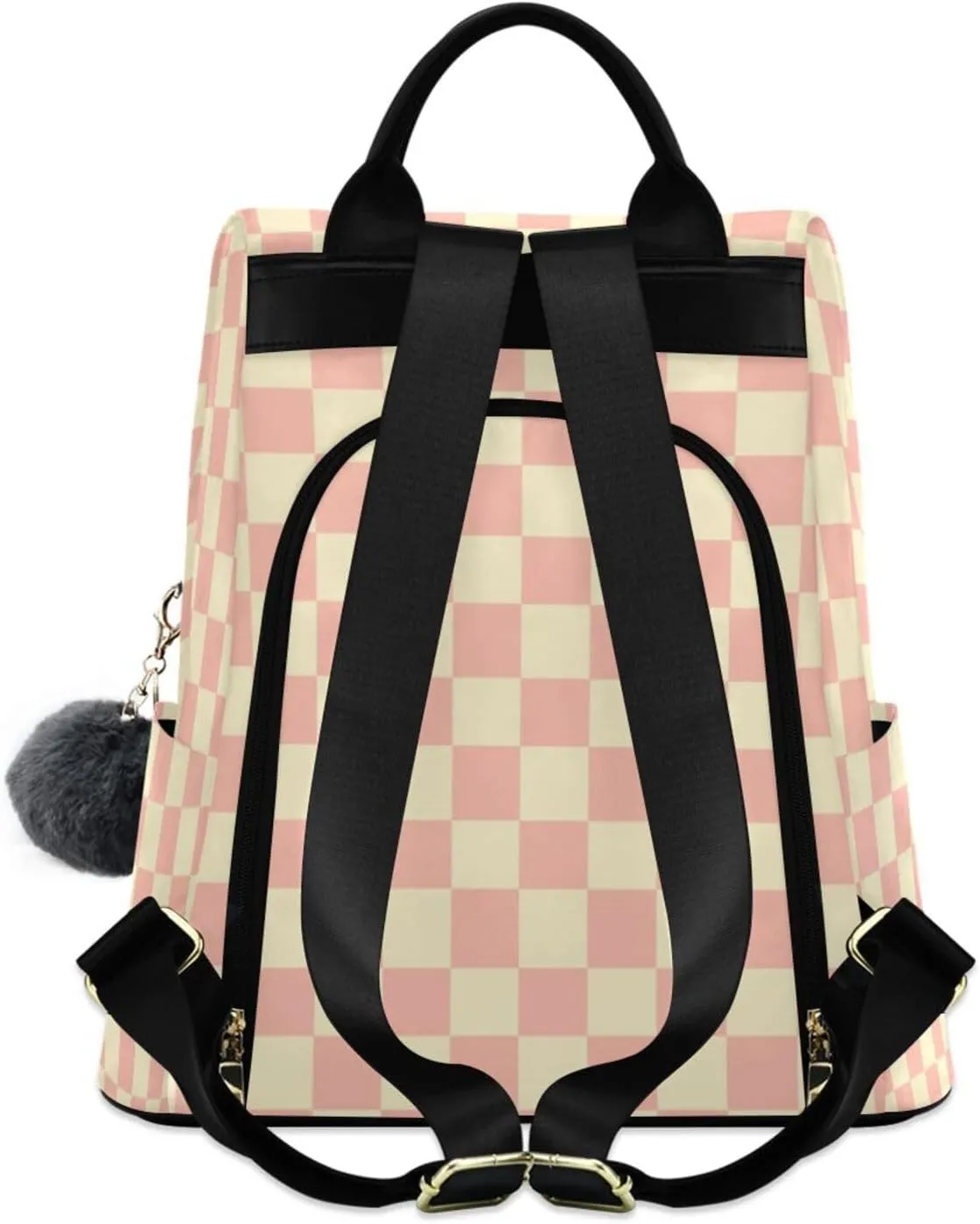 Lightweight Women Backpack Purse Shoulder Bag Casual Daypack Anti-theft Zipper With Pockets Pattern 9