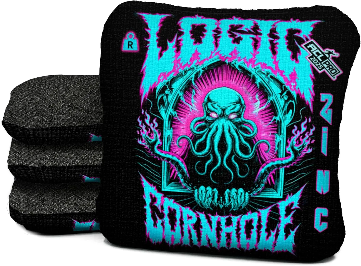 Logic Bags - Cthulhu Design - Multiple Series - ACL Pro & Comp Approved - Regulation Size & Weight - Slide and Stick Side - Professional