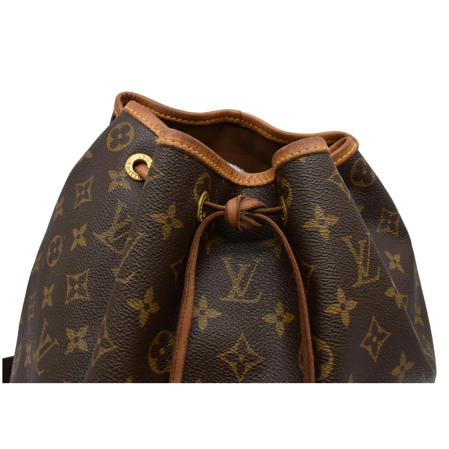 LOUIS VUITTON Montsouris GM Monogram Canvas Backpack Bag Brown