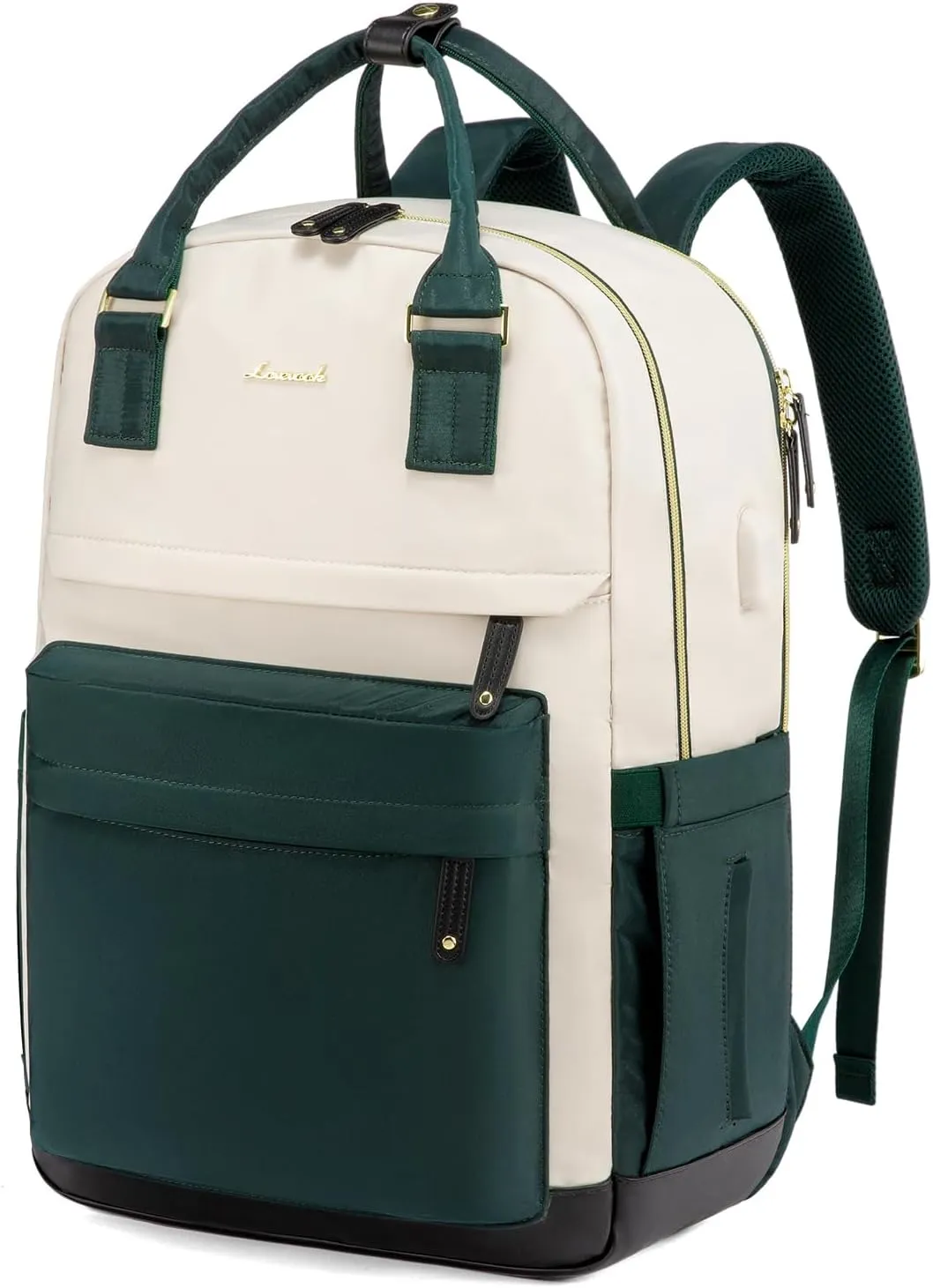 LOVEVOOK Travel Laptop Backpack Women, 17.3 Inch Anti-theft Laptop Bag with USB Port, Fashion Waterproof Computer Backpacks Teacher Nurse Backpack Purse for College School Work