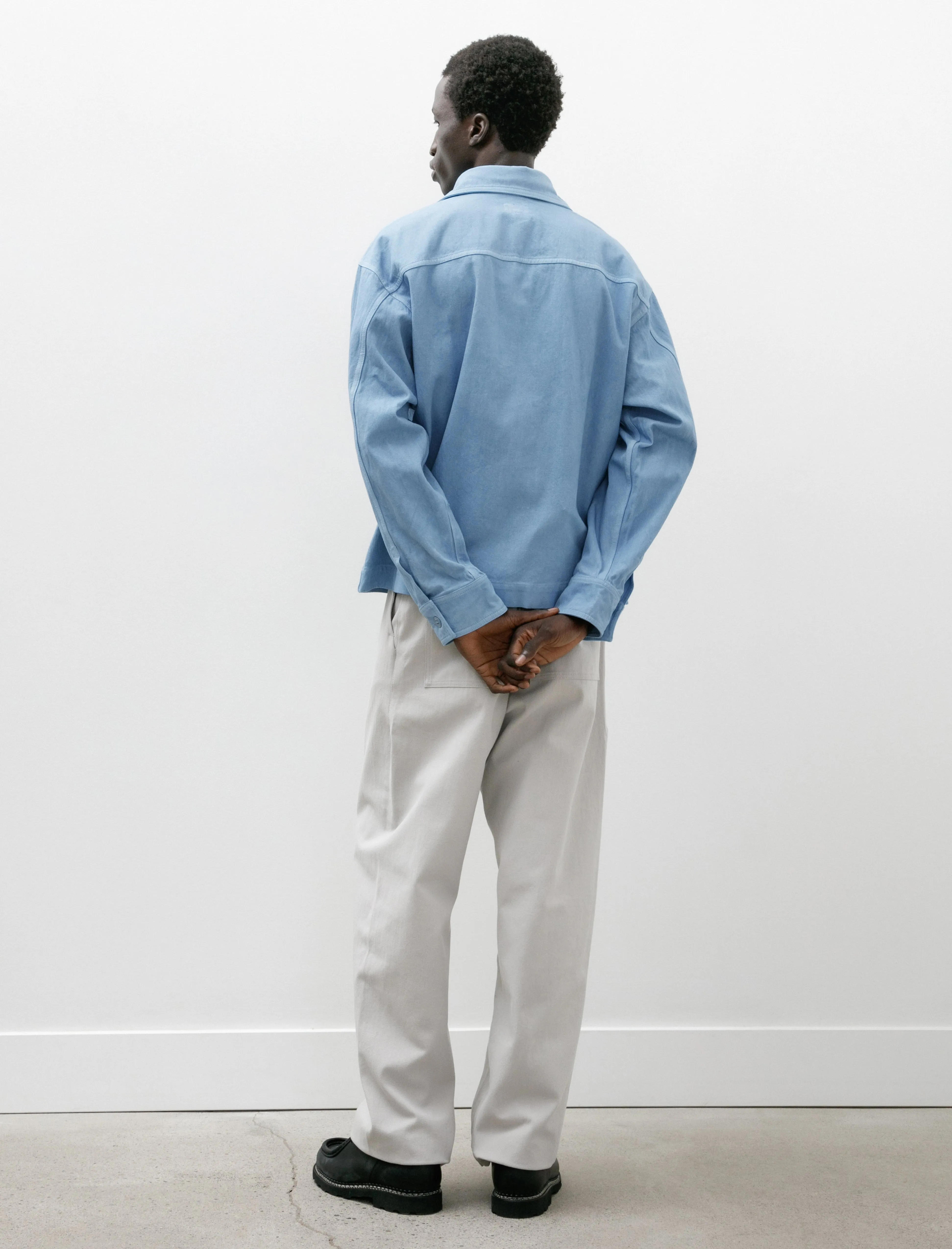 Lux Pants Slub Oxford Greige