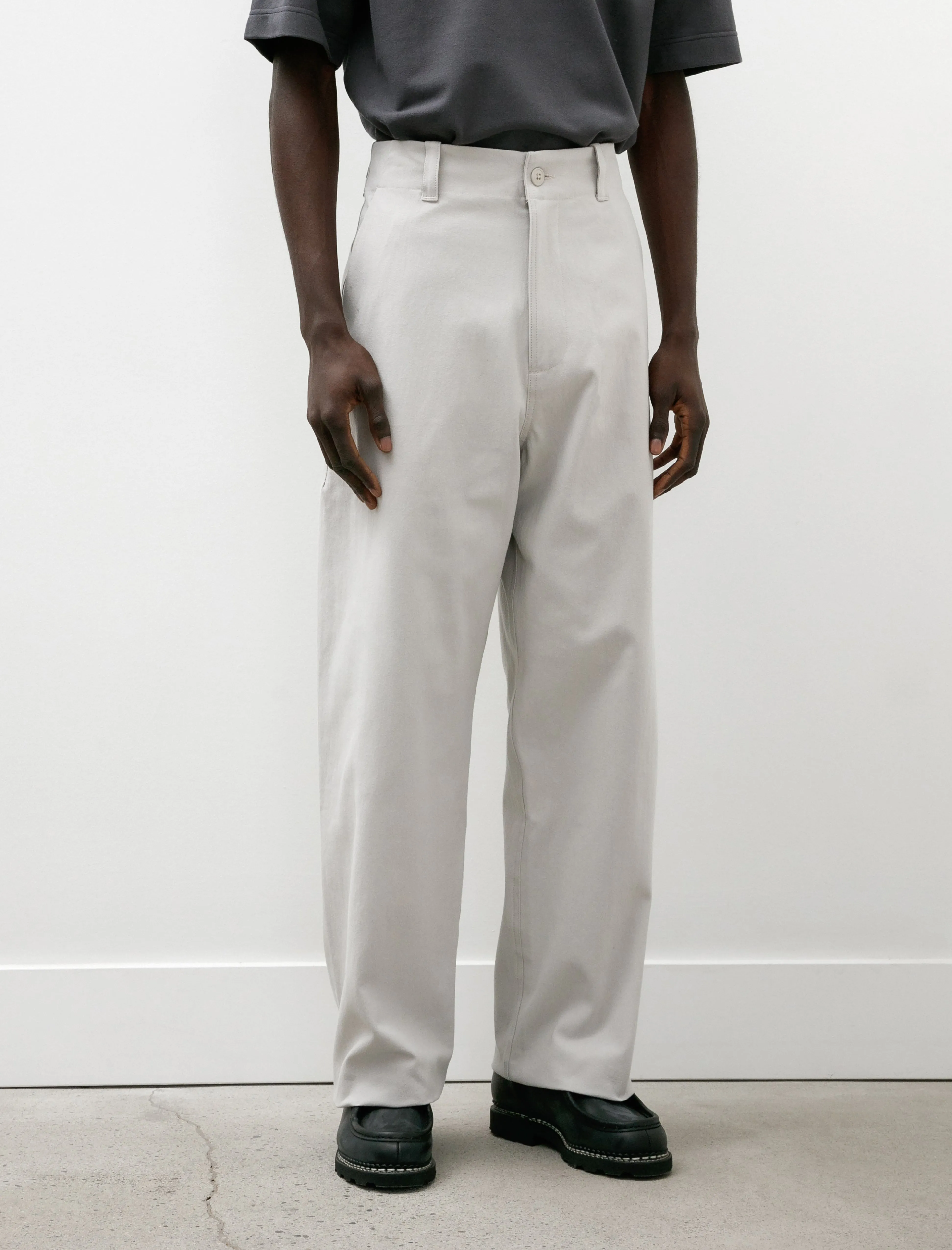Lux Pants Slub Oxford Greige