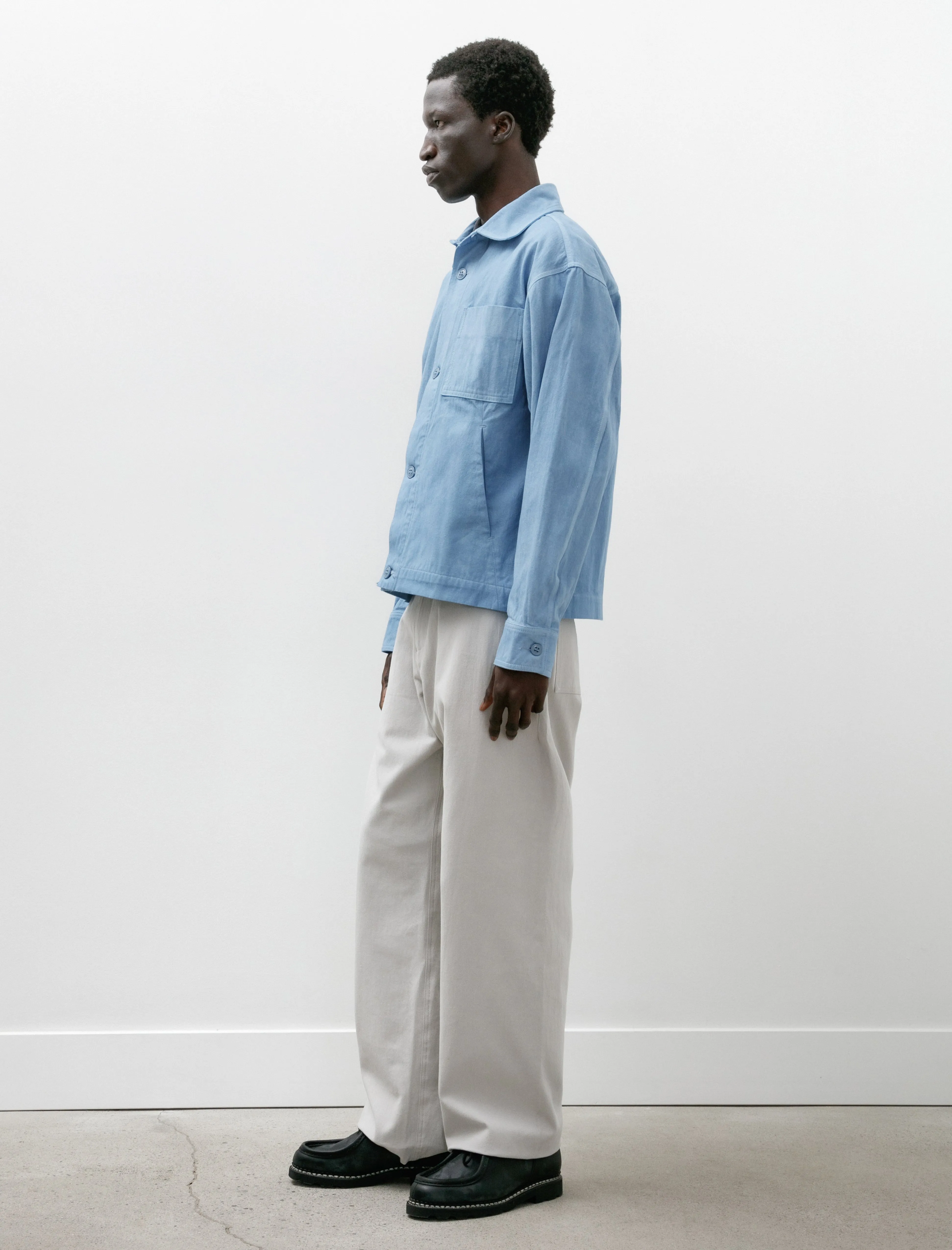 Lux Pants Slub Oxford Greige