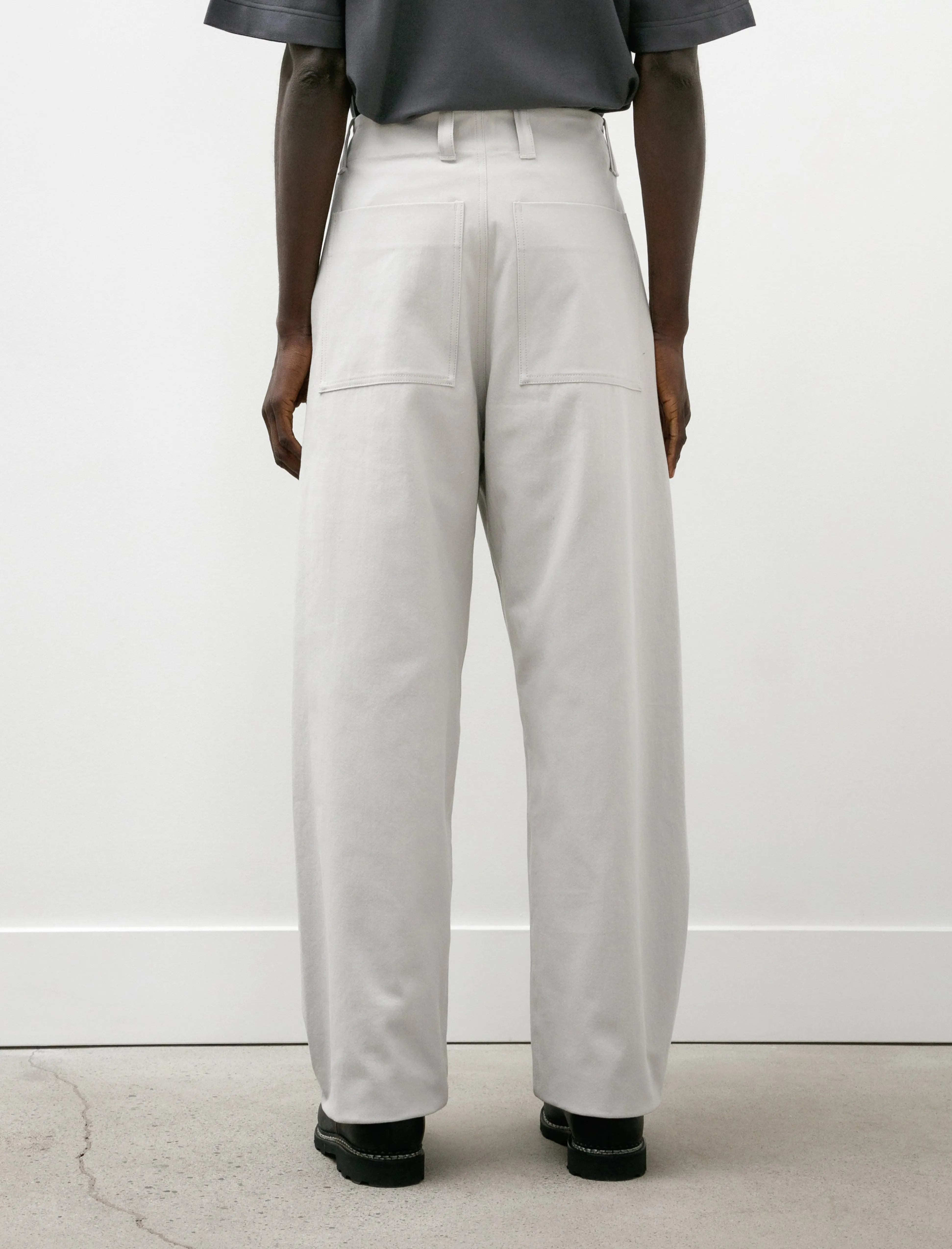 Lux Pants Slub Oxford Greige