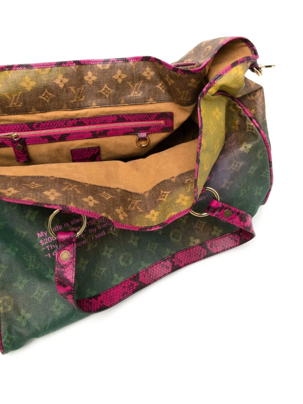 LV X Richard Prince 2008 Duderanch Oversized Tote Bag