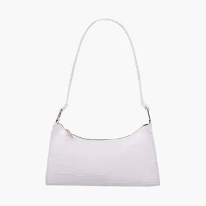 Lynda – Crocodile Embossed Shoulder Bag