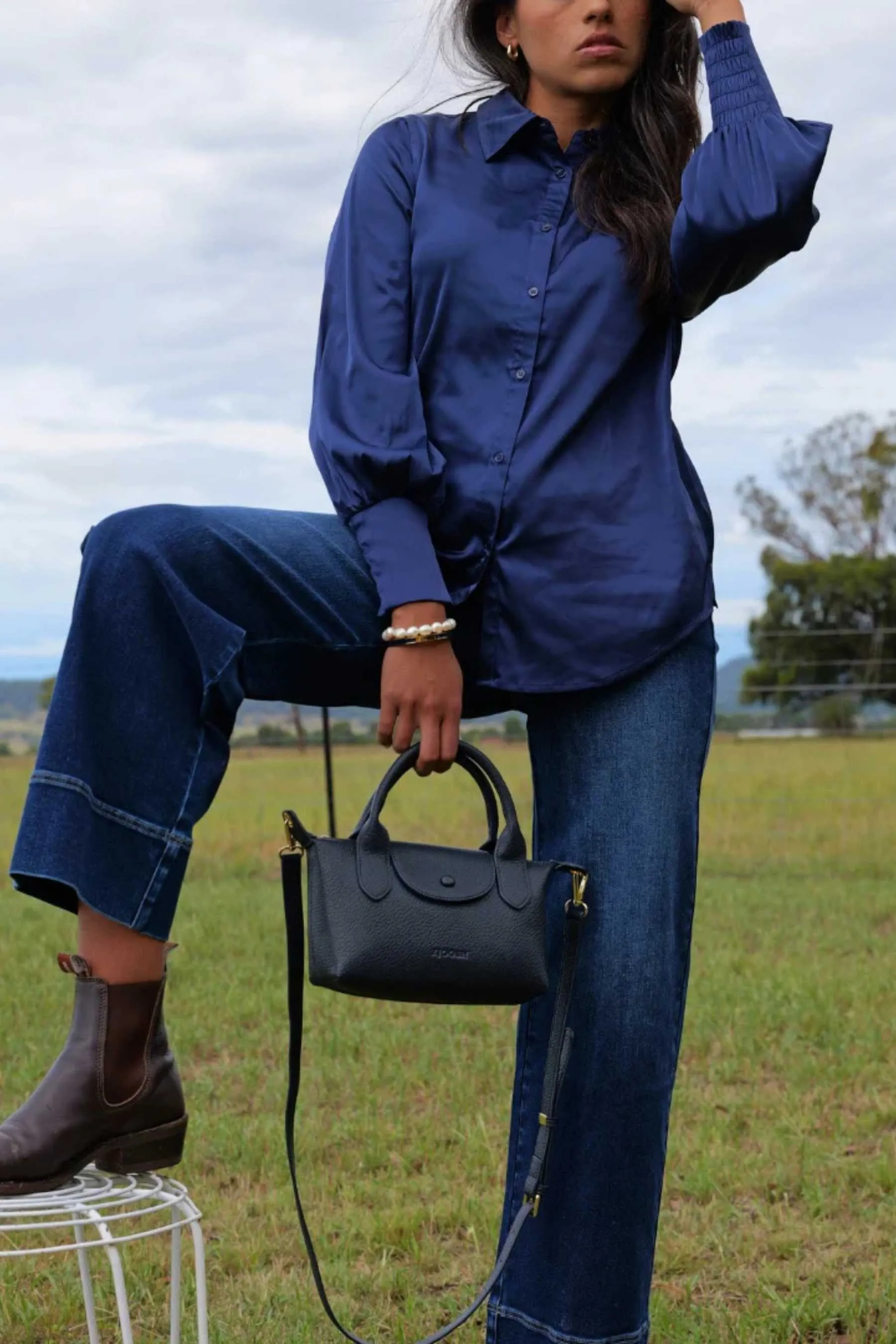 Maddy Cross Body Bag | Navy