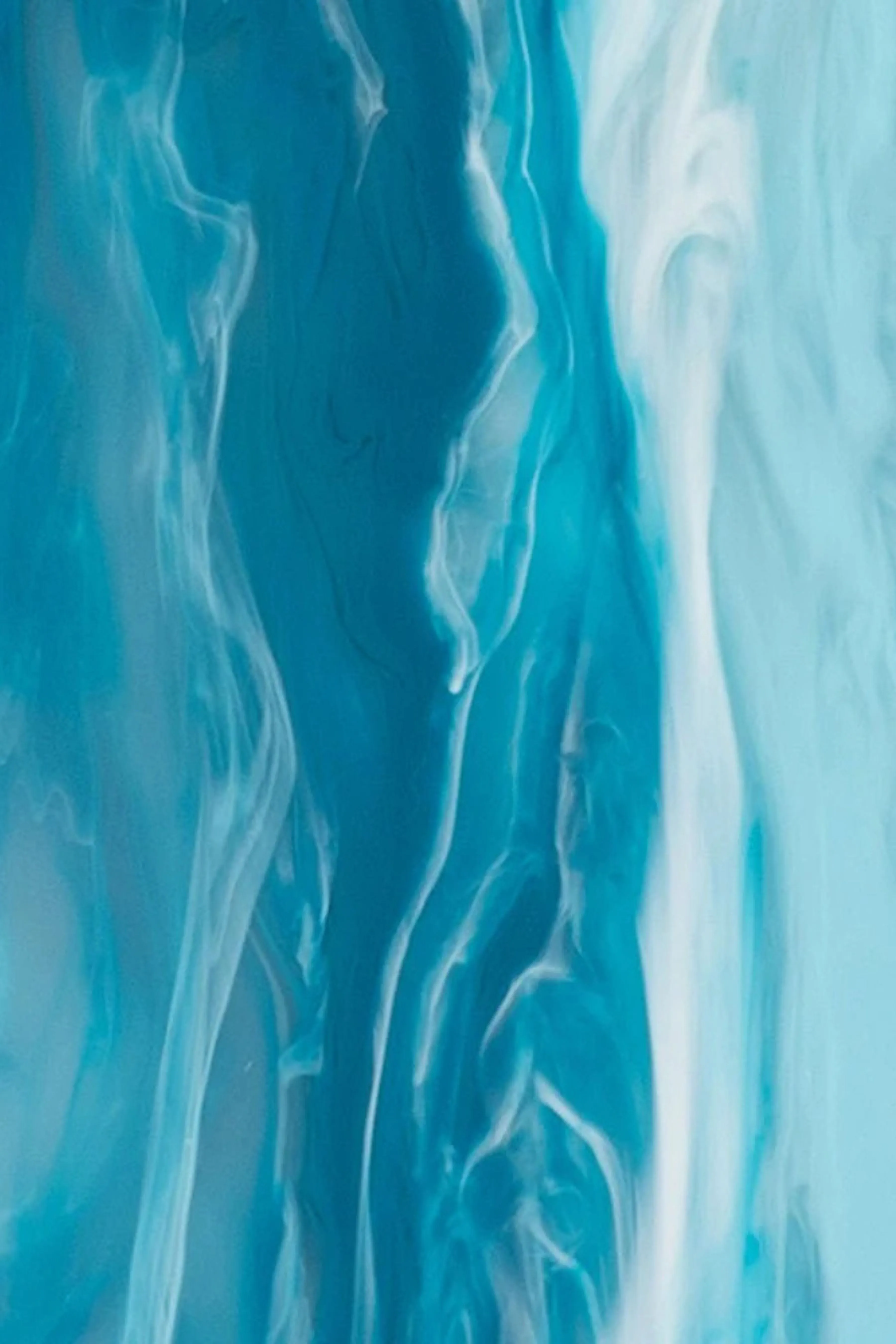 Maeve Marble Clutch - Blue