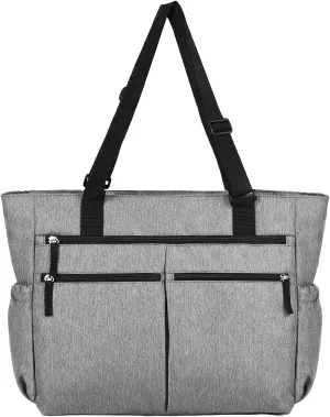 Marvolia Tote Bag for Women Work Large Tote Bags with Zipper Pockets Foldable Shoulder Handbags for Travel, Beach, Gym